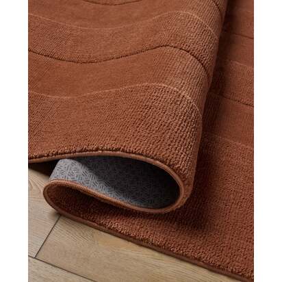 Ryder Terracotta Plush Rug - 185 x 275 cm - All-In-One Rug
