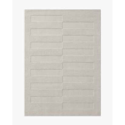 Ryder Dove Grey Plush Rug - 150 x 215 cm - All-In-One Rug