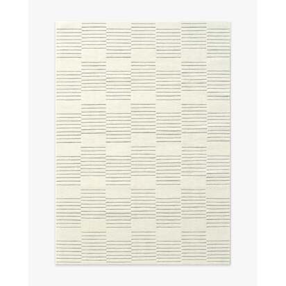 Ellis Soft White Plush Rug - 150 x 215 cm - All-In-One Rug