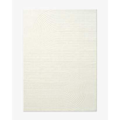 Arlo Soft White Plush Rug - 150 x 215 cm - All-In-One Rug