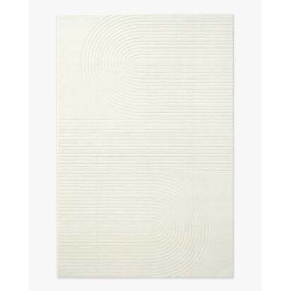 Arlo Soft White Plush Rug - 185 x 275 cm - All-In-One Rug