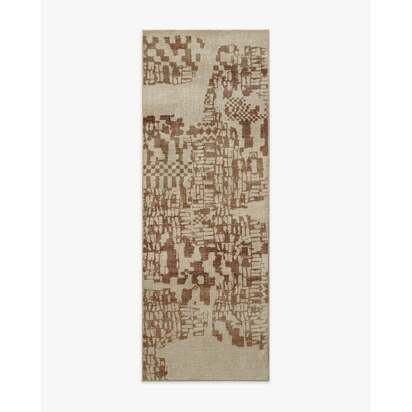 Tessra Bronze & Cream Rug - 75 x 215 cm - All-In-One Rug