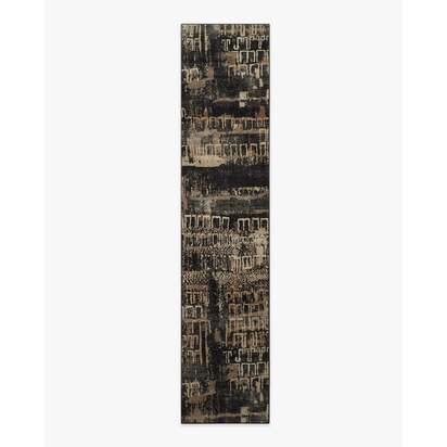 Ourea Dark Wood Rug - 75 x 365 cm - All-In-One Rug