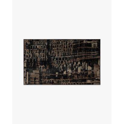 Ourea Dark Wood Rug - 90 x 150 cm - All-In-One Rug