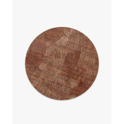 Ferra Copper Rug - 185 Round cm - All-In-One Rug