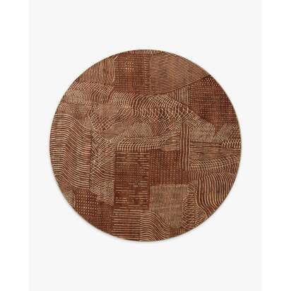 Ferra Copper Rug - 245 Round cm - All-In-One Rug