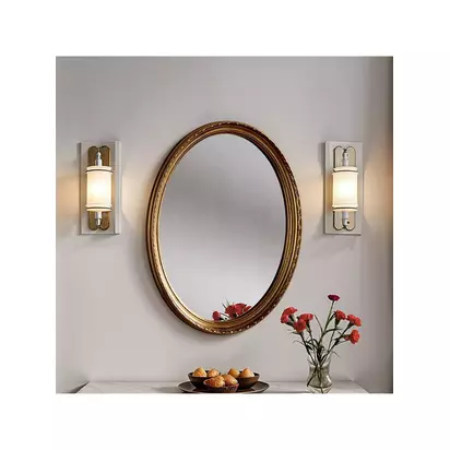 Yearn Oval Wall Mirror, 69 x 58cm Gold | 69 x 58 x 4cm