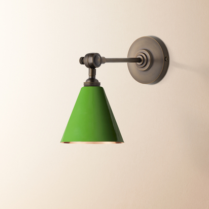 Elbow wall fitting in antiqued bronze