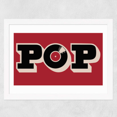 POP 50x70cm Unframed 