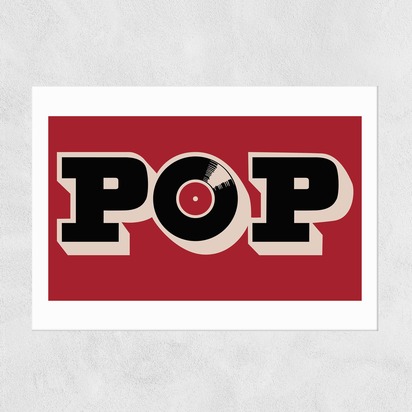 POP 50x70cm Unframed 