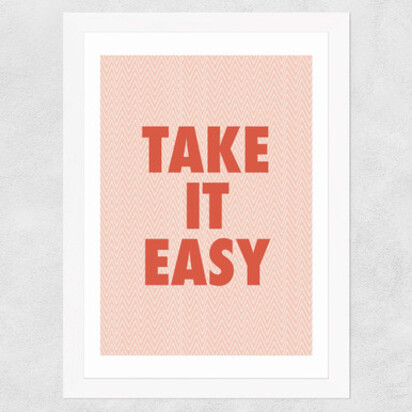 Take It Easy 50x70cm Frame Black Medium (22mm) 