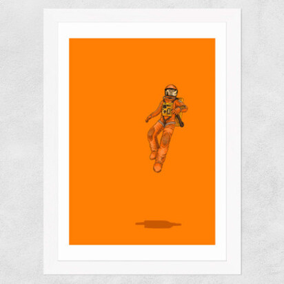 Out in Space - Float by Jason Ratliff A3 (29.7 x 42cm) Frame Black Narrow (15mm) 