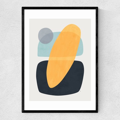 Galiena A2 (42 x 59.4cm) Frame Black Narrow (15mm) 