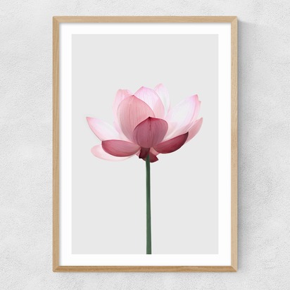 Lotus A3 (29.7 x 42cm) Frame Natural Oak Narrow (15mm) 