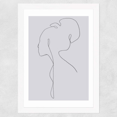 Female A3 (29.7 x 42cm) Frame White Narrow (15mm) 