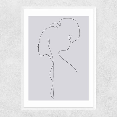 Female A3 (29.7 x 42cm) Frame White Narrow (15mm) 