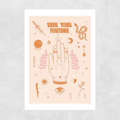 Fortune Seek Fortune A2 (42 x 59.4cm) Unframed 