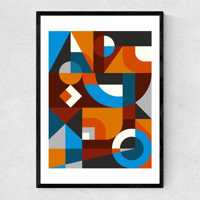 Intuitive II A1 (59.4 x 84.1cm) Frame Black Narrow (15mm) 