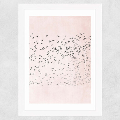 Moving On (Pink) A3 (29.7 x 42cm) Unframed 