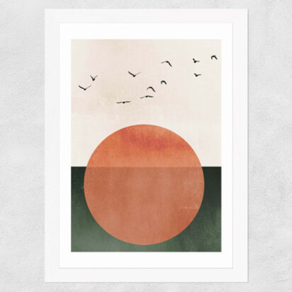 Rising A2 (42 x 59.4cm) Frame Black Medium (22mm) 