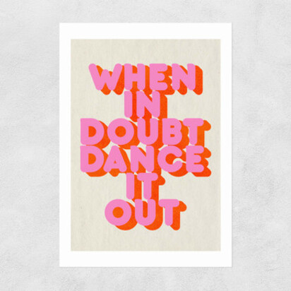 When In Doubt 50x70cm Frame Black Narrow (15mm) 