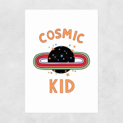 Cosmic Kid A3 (29.7 x 42cm) Frame White Narrow (15mm) 
