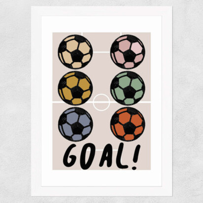 Goal! A3 (29.7 x 42cm) Frame Black Narrow (15mm) 