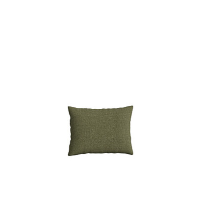 Loaf 30 x 40cm Made-To-Order Scatter Cushion in Green Slubby Linen - Green Plumage