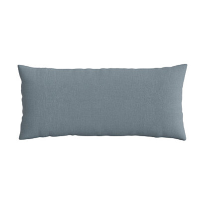 Loaf 30 X 60cm Made-To-Order Scatter Cushion in Blue Linen - Blue Dungarees