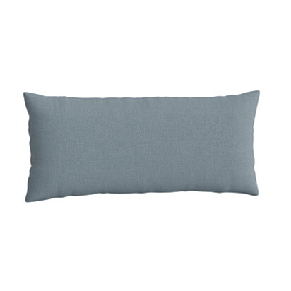 Loaf 30 x 60cm Made-To-Order Scatter Cushion in Blue Linen - Blue Dungarees