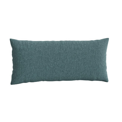 Loaf | Made-to-order Scatter | 30 X 60 cm cushion | Blue Teal Linen | Sopping Seagrass