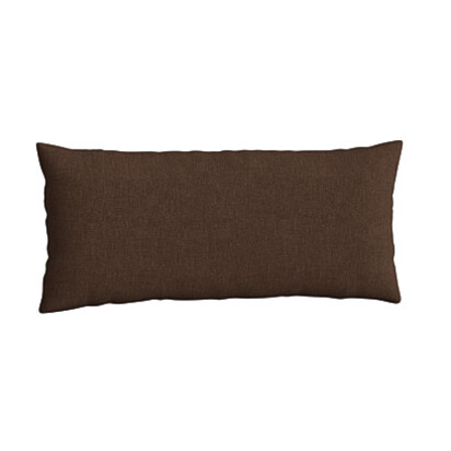 Loaf 30 x 60cm Made-To-Order Scatter Cushion in Brown Linen - Brown Sauce