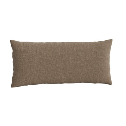Loaf 30 x 60cm Made-To-Order Scatter Cushion in Brown Linen - Dusted Cocoa