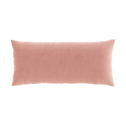 Loaf 30 x 60cm Made-To-Order Scatter Cushion in Pink Velvet - Flushed Cheek