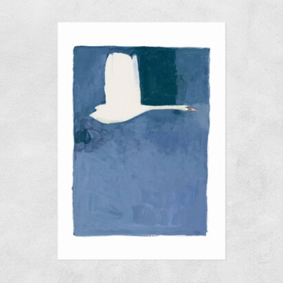 The Swan II A3 (29.7 x 42cm) Frame Black Narrow (15mm) 