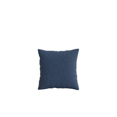 Loaf 43 x 43cm Made-To-Order Scatter Cushion in Blue Linen - Cook Book Blue
