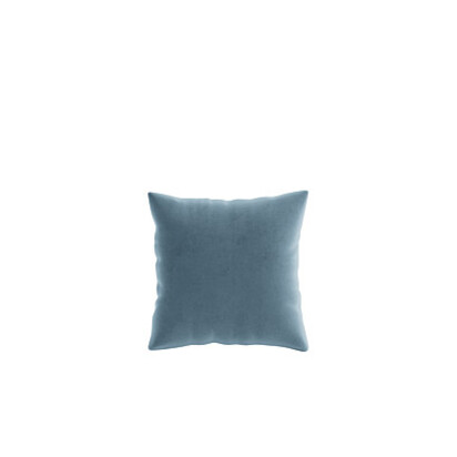 Loaf 43 x 43cm Made-To-Order Scatter Cushion in Blue Velvet - Birthday Candle