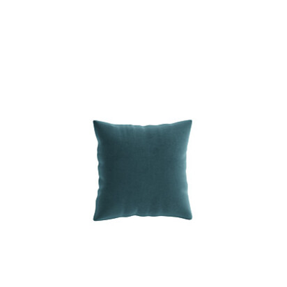 Loaf | Made-to-order Scatter | 43 X 43 cm cushion | Blue Velvet | Sopping Seagrass