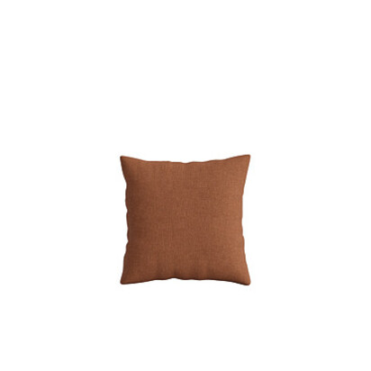 Loaf 43 x 43cm Made-To-Order Scatter Cushion in Brown Linen - Cinnamon Bun