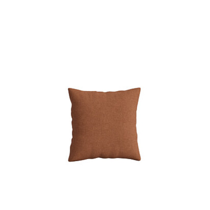 Loaf 43 x 43cm Made-To-Order Scatter Cushion in Brown Linen - Cinnamon Bun
