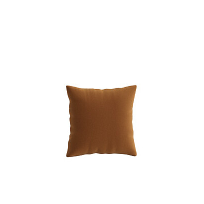 Loaf 43 x 43cm Made-To-Order Scatter Cushion in Brown Velvet - Found Chestnut