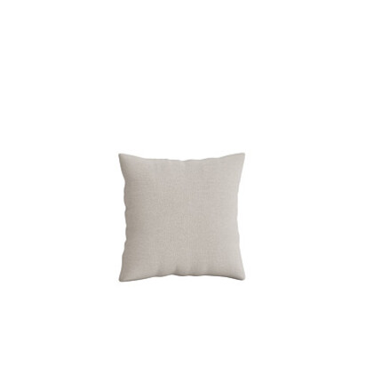 Loaf 43 x 43cm Made-To-Order Scatter Cushion in Grey Slubby Cotton - Lost Feather