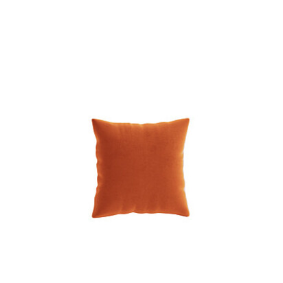 Loaf | Made-to-order Scatter | 43 X 43 cm cushion | Orange Velvet | Bobbing Buoy