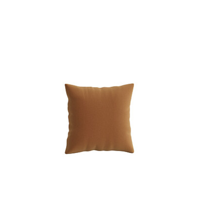 Loaf 43 x 43cm Made-To-Order Scatter Cushion in Orange Velvet - Gingernut