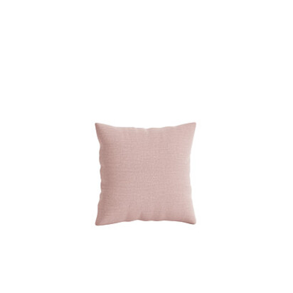 Loaf 43 x 43cm Made-To-Order Scatter Cushion in Pink Linen - Rosewater