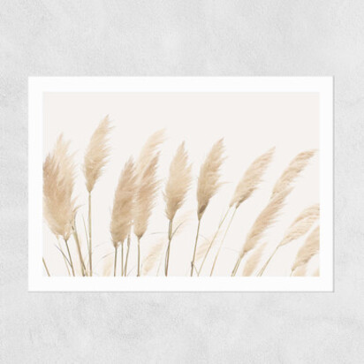 Pampas A1 (59.4 x 84.1cm) Frame Natural Oak Medium (22mm) 