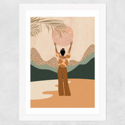Mother Earth A3 (29.7 x 42cm) Frame Natural Oak Narrow (15mm) 