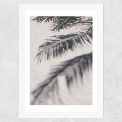 Sunshine on the Beach A3 (29.7 x 42cm) Frame Black Narrow (15mm) 