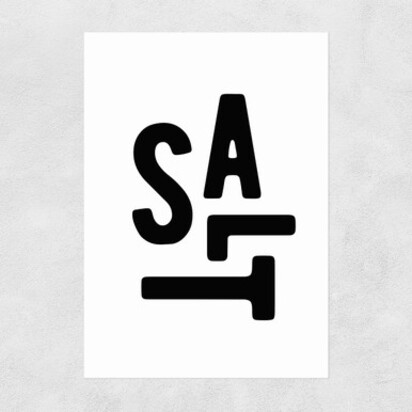 Salt 50x70cm Frame Black Medium (22mm) 
