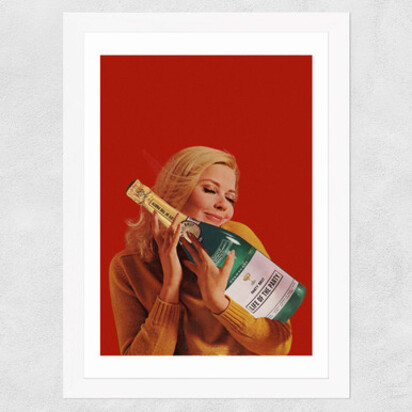 Life of the Party A3 (29.7 x 42cm) Frame Black Narrow (15mm) 